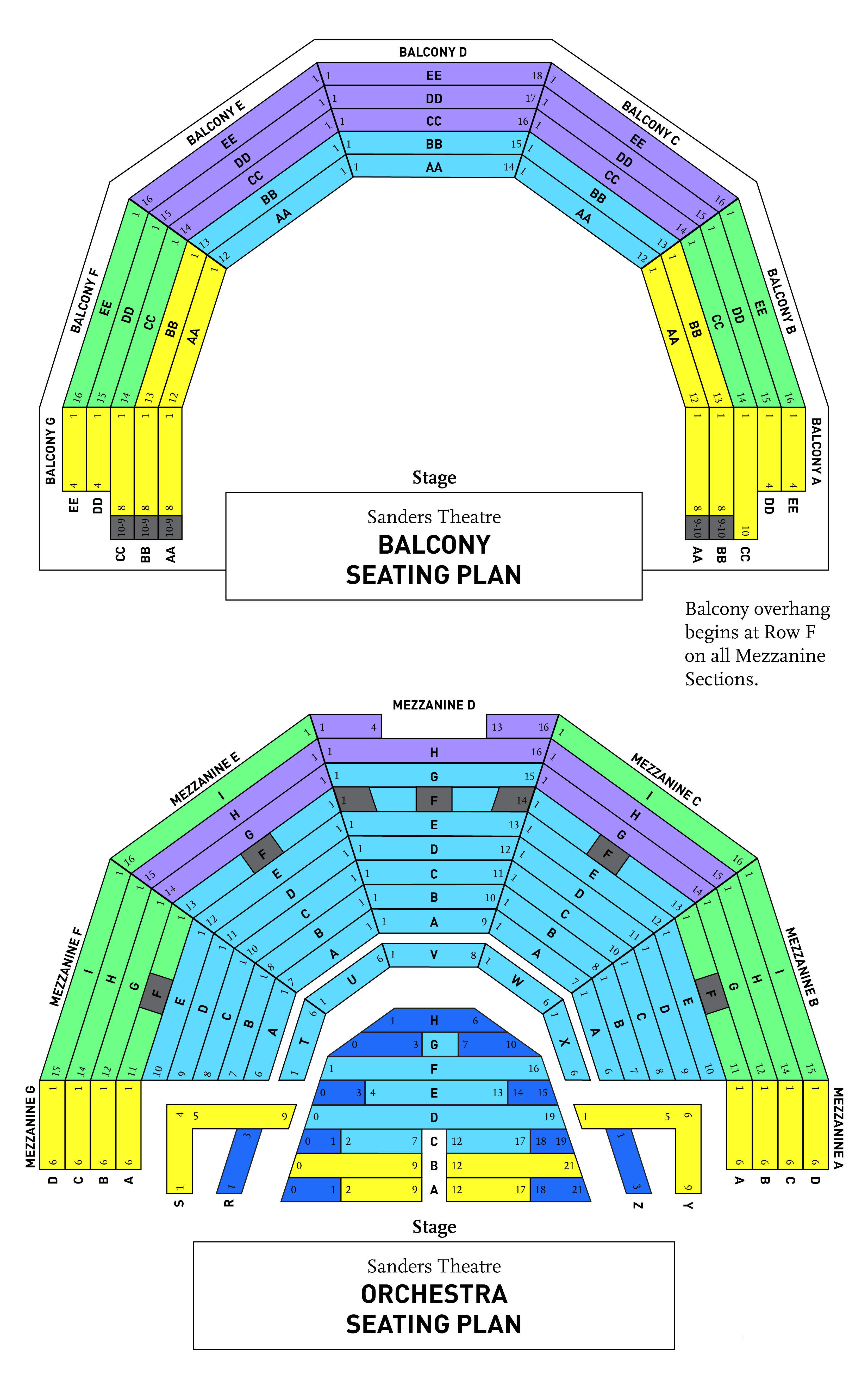 Huntington Theater Seating Chart