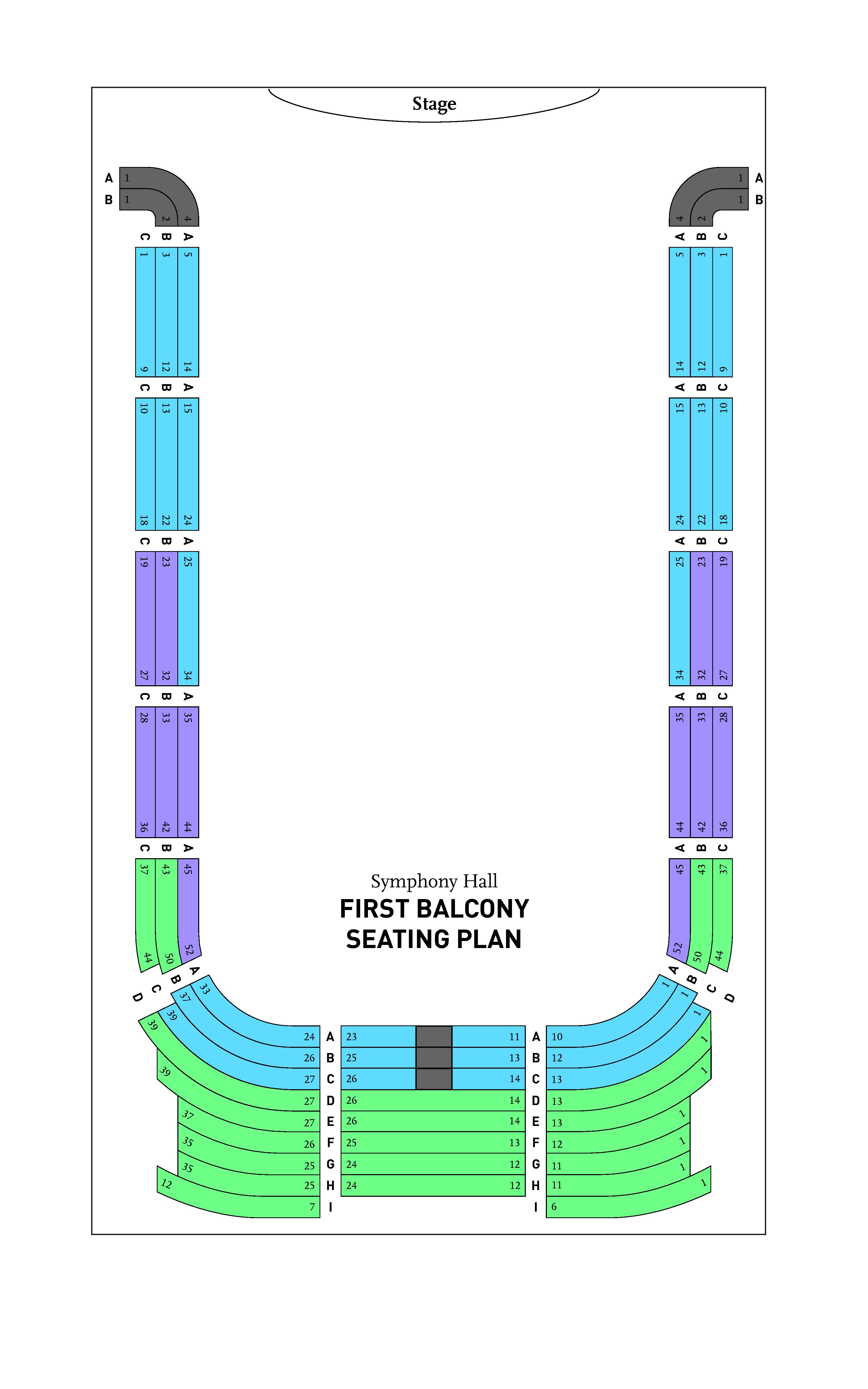 Jordan Hall Seating Chart