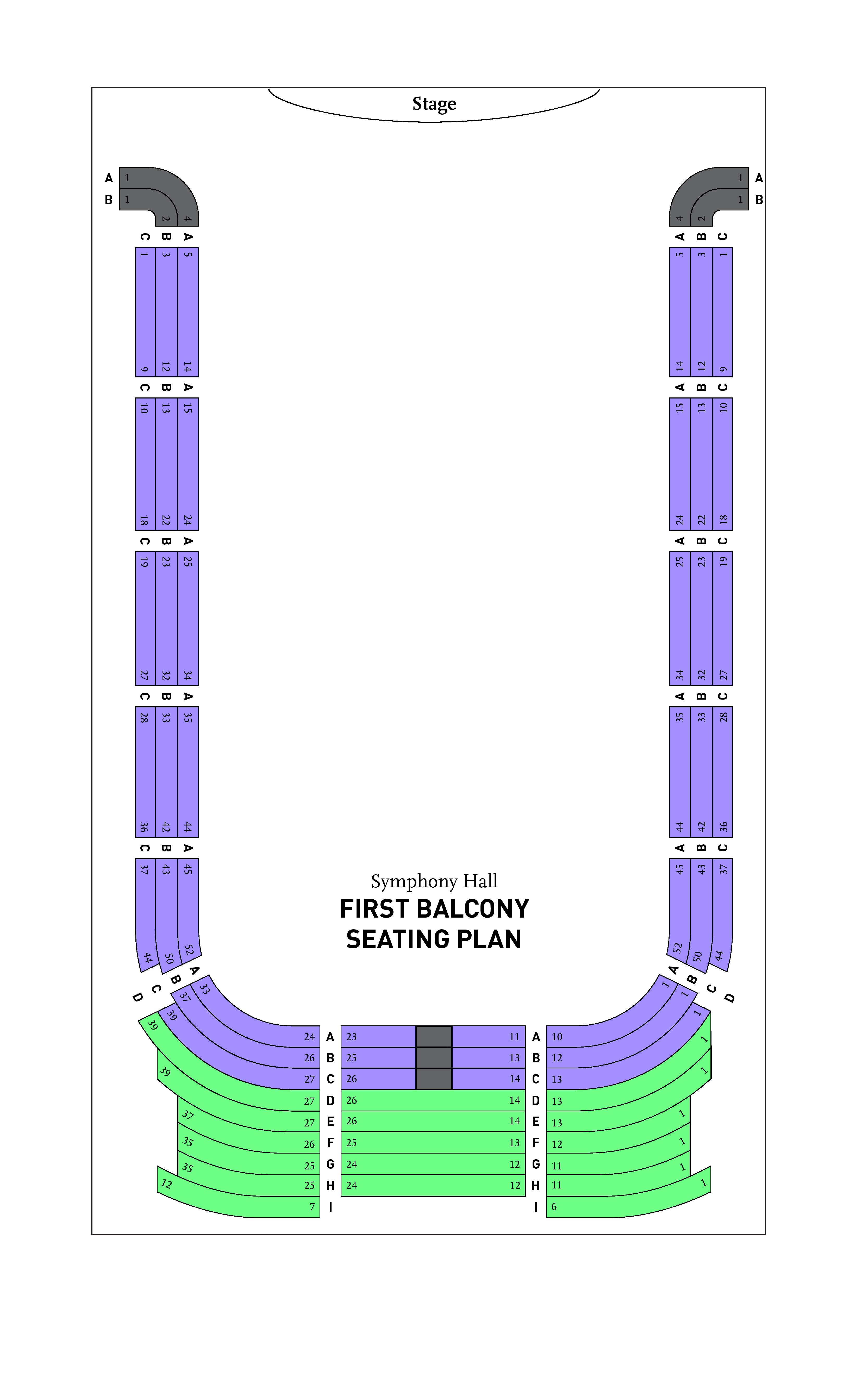 Boston Symphony Hall Seating Chart