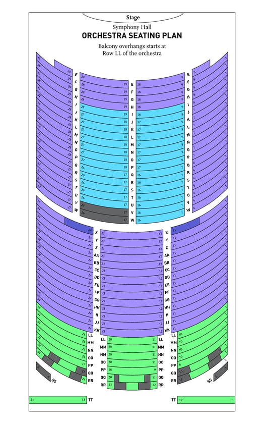 BPYO Symphony Hall Orchestra Seating Chart Corrected