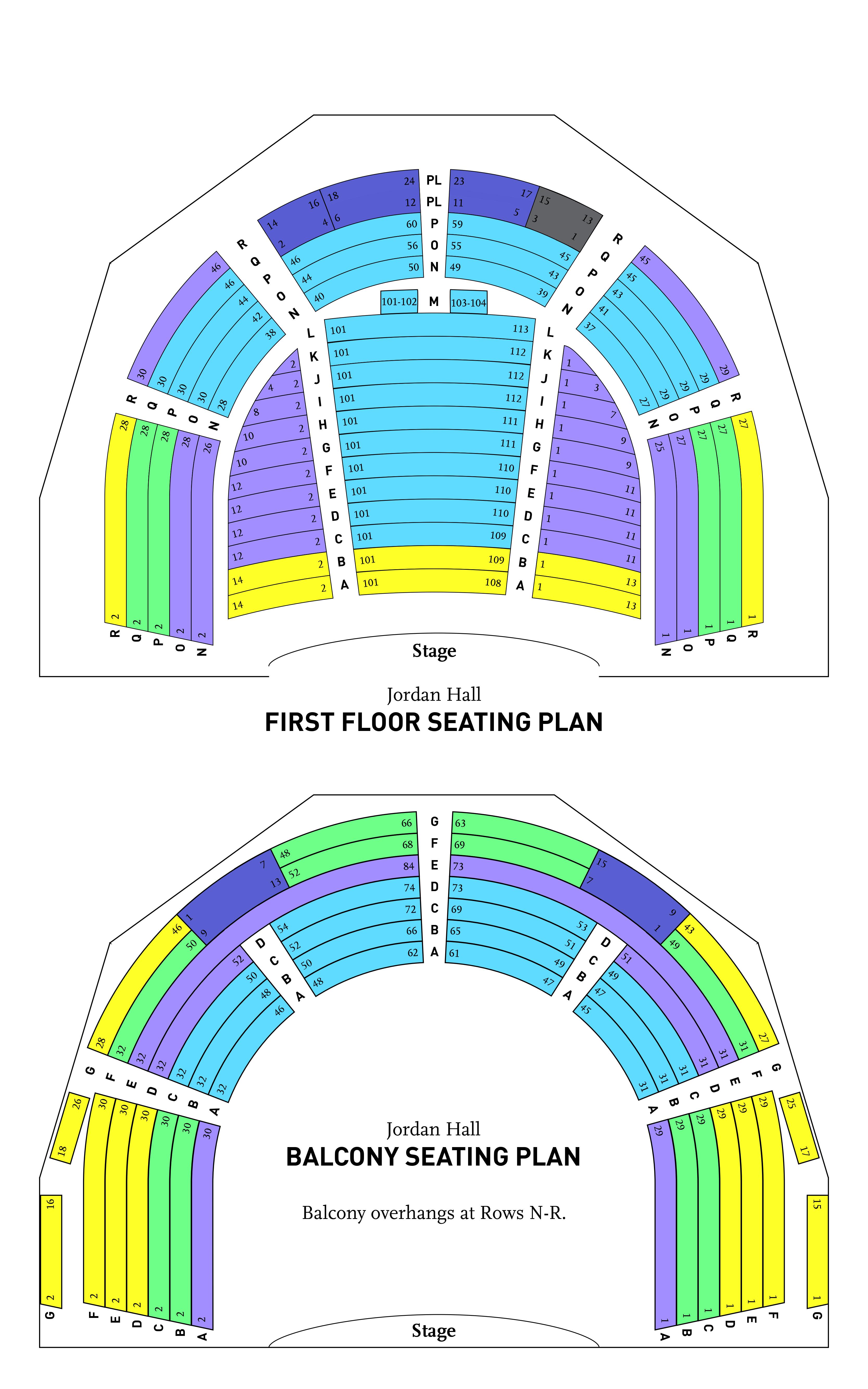 The Cabot Seating Chart